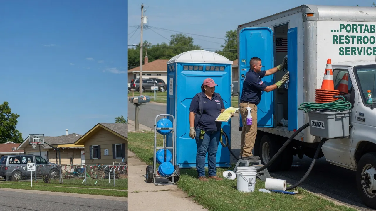 Portable Toilet Rental in Bunker Hill, KS near me
